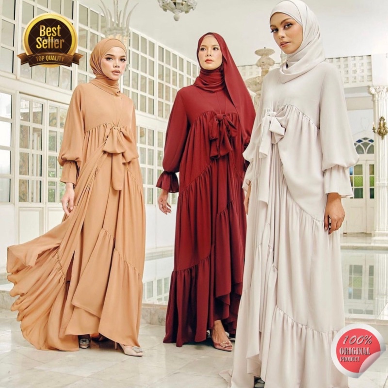 HIJABISTAHUB SAFAA ABAYA / HIJABISTAHUB INAYRA SERIES / DRESS LABUH ...