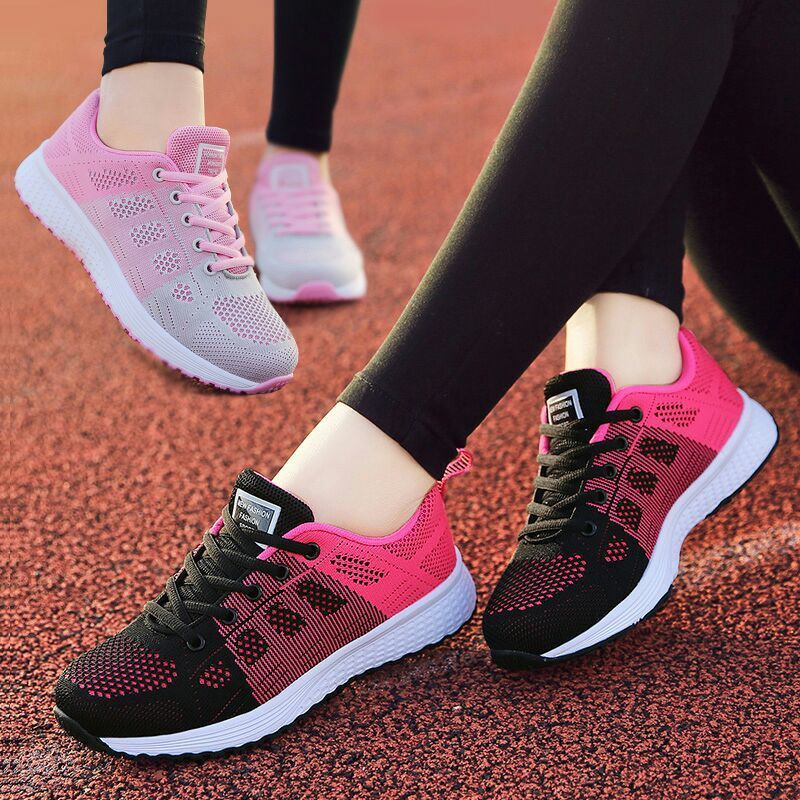 Women Shoes Sneaker Kasut Sukan Wanita Air Light Weight Jogger Sports ...