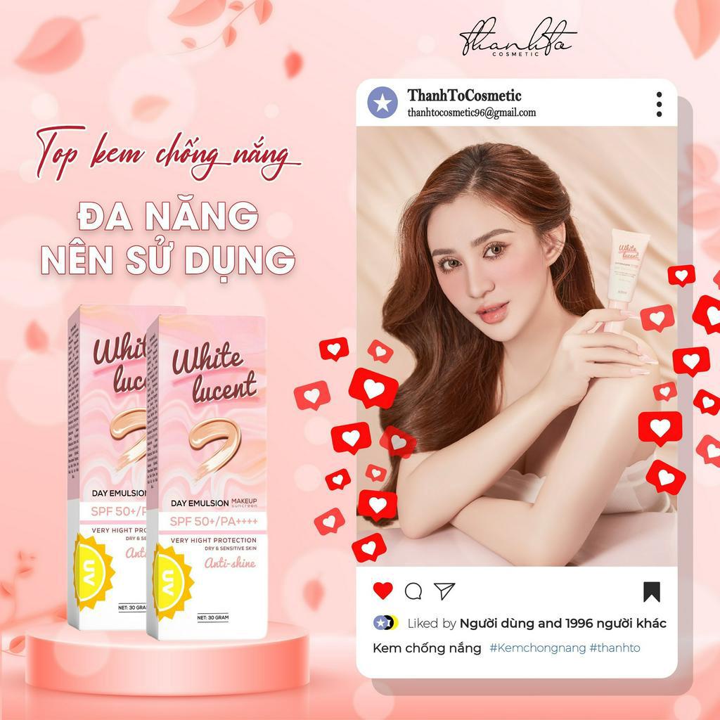 Genuine Thanh To Cosmetics White Lucent Sunscreen