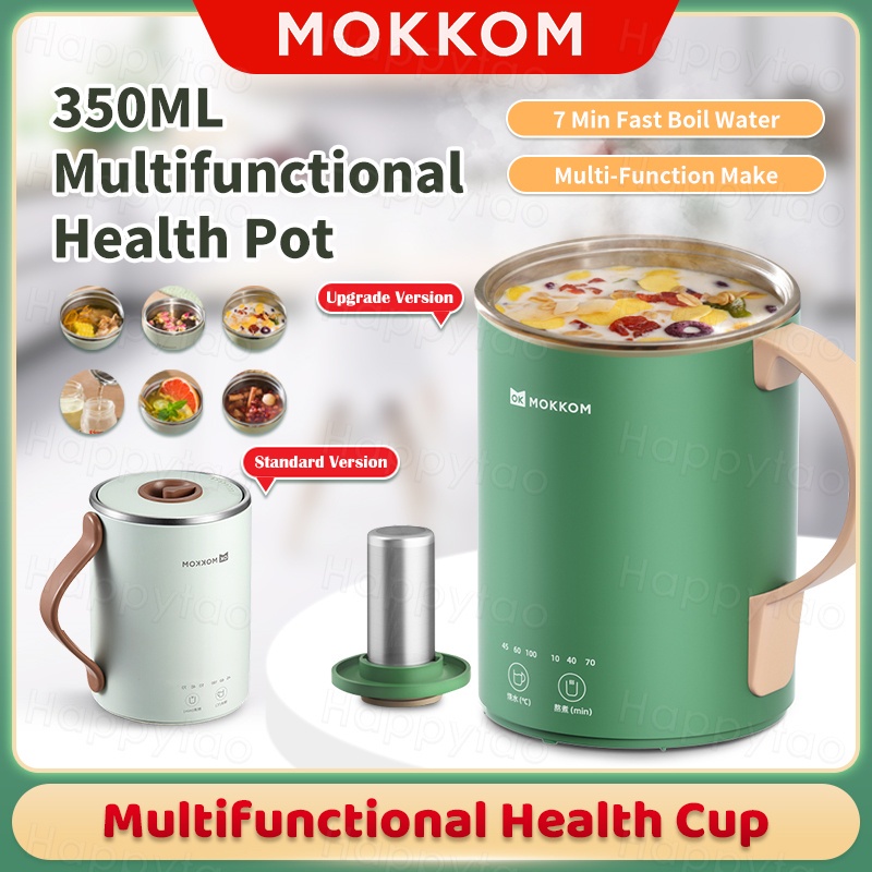 Mokkom养生杯 Mokkom Health Kettle Portable Desk Electric Kettle Multifunction Mini Health Pot Electric Health Pot多功能养生壶