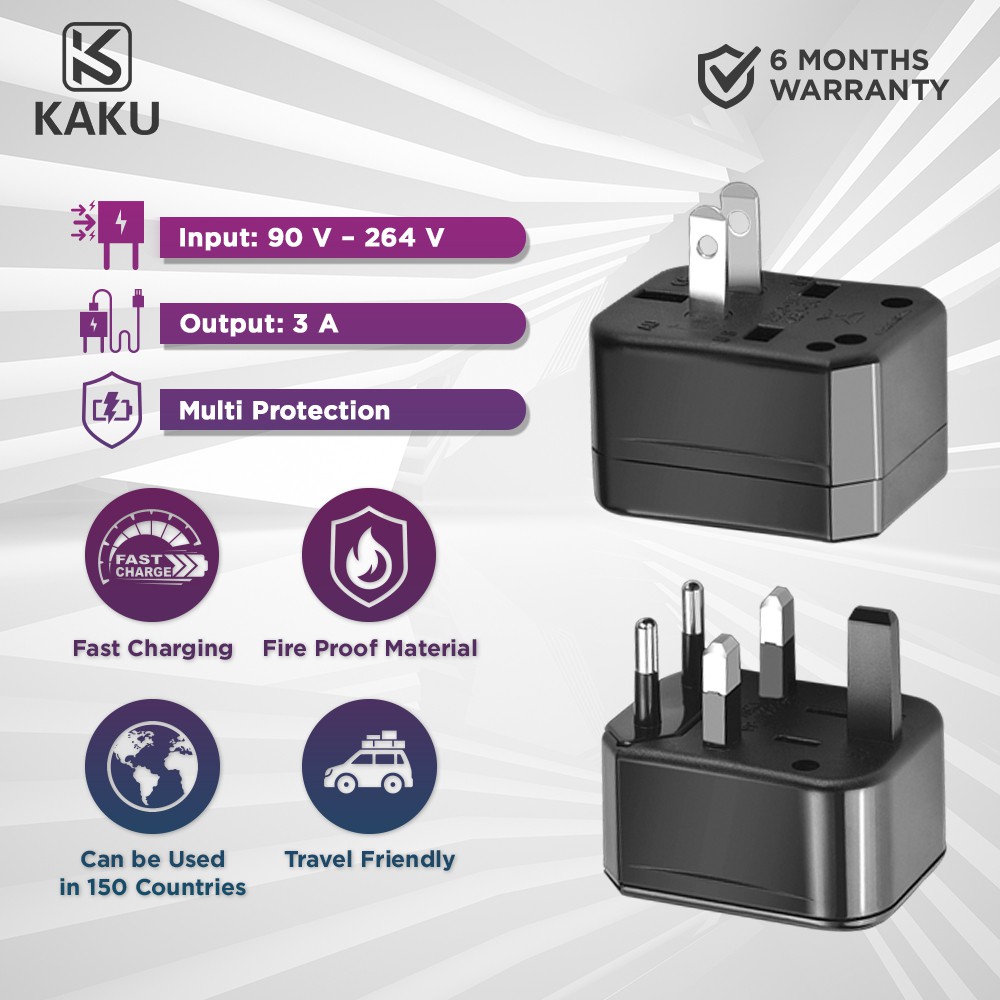 Universal Ergolife Global Connect Conversion Plug Travel Charger Plugs For  All States | Shopee Malaysia