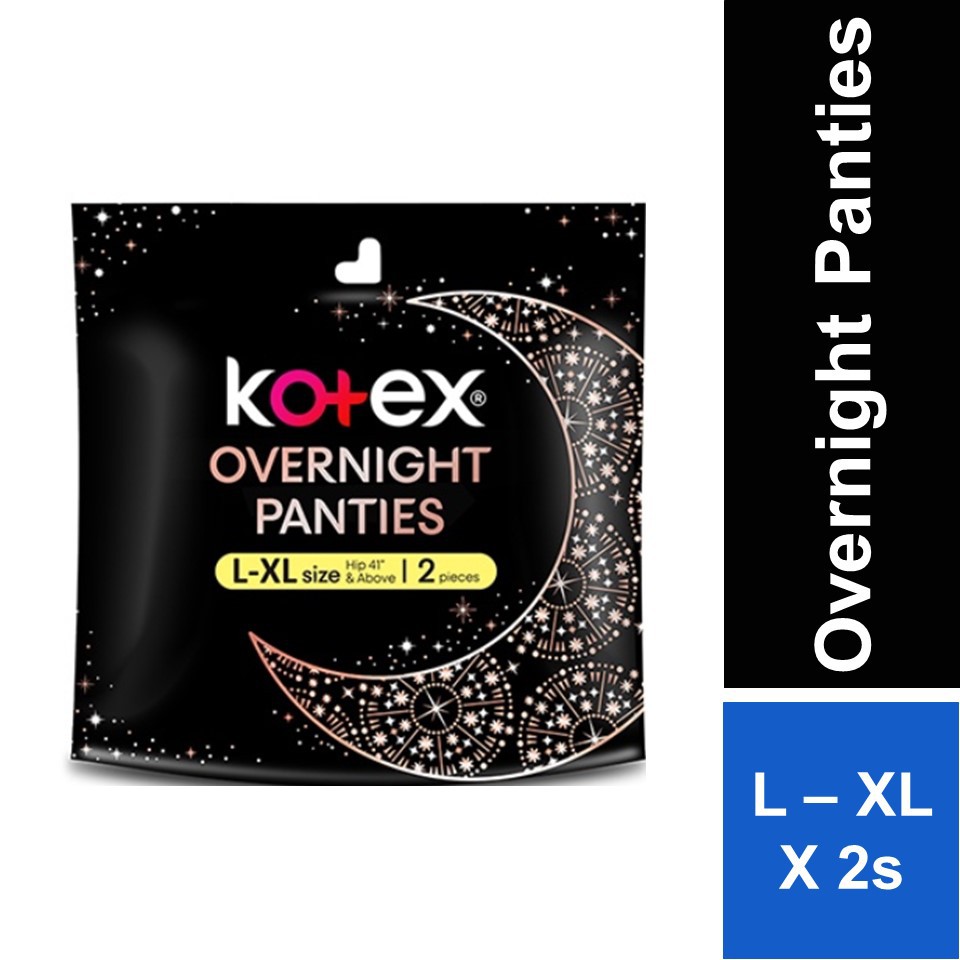 Kotex Overnight Panties LXL x 2s Shopee Malaysia