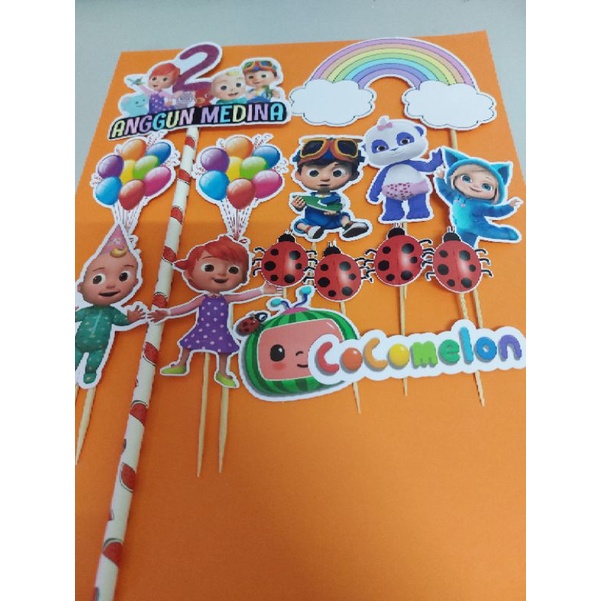 COCOMELON CAKE TOPPER | Shopee Malaysia