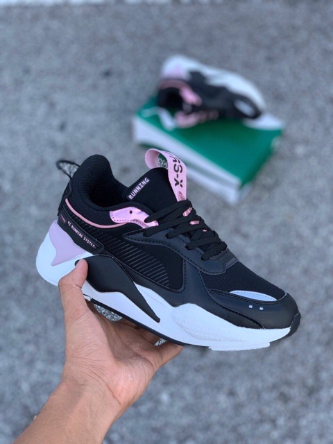 puma rs x trophy black rose