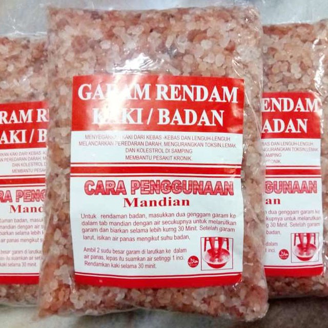 Garam Bukit Kasar 1kg Untuk Mandian Rendaman Kaki Shopee Malaysia