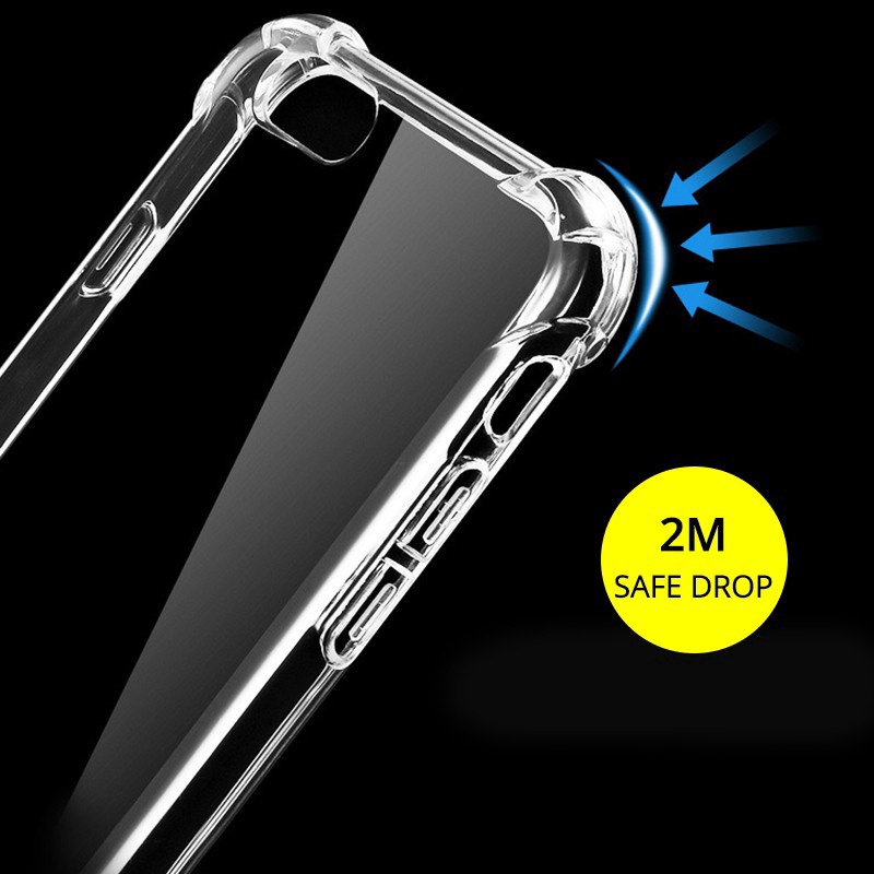 Casing for ip 17 16 15 14 13 12 11 X XR XS MAX 6 6S 7 8 Plus 5 5S SE 7plus  Airbag shockproof Clear TPU Cover Casing Soft Silicone Case