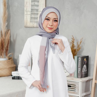 THESELAMAH TUDUNG BAWAL LARASQUARE (KOREAN CHIFFON VOILE) - ROXA LARA ...