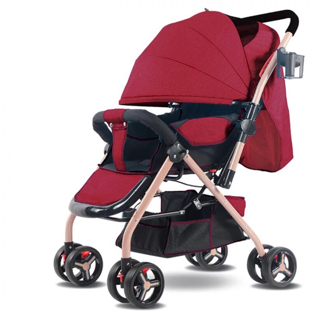 front and back facing stroller