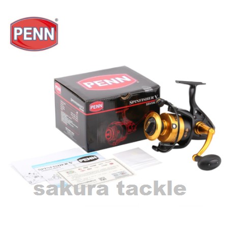 Details about   Original PENN SPINFISHER V SSV 3500-10500 Spinning Fishing Reel 5+1BB Full Metal 