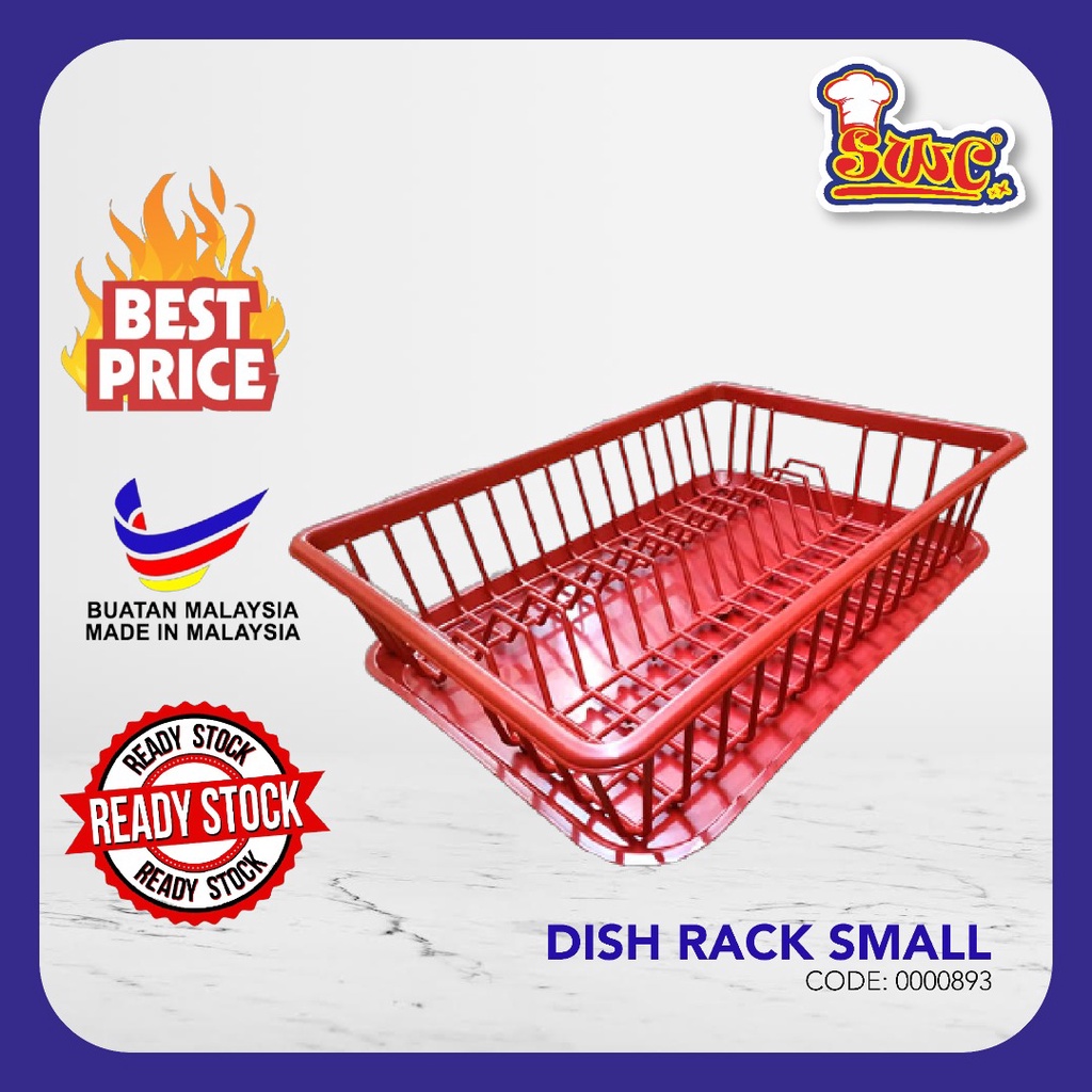 13 Plate Holder Plastic Dish Drainer / Dish Rack 💥 READY STOCK 💥
