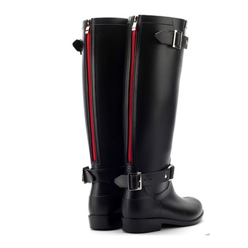 rubber tall boots