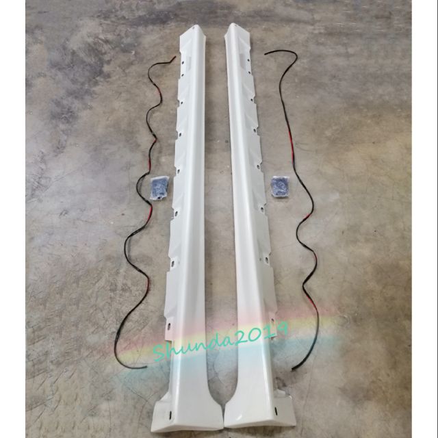 Perodua Myvi (2005-2010) Side Skirt LH&RH ABS With Rubber 