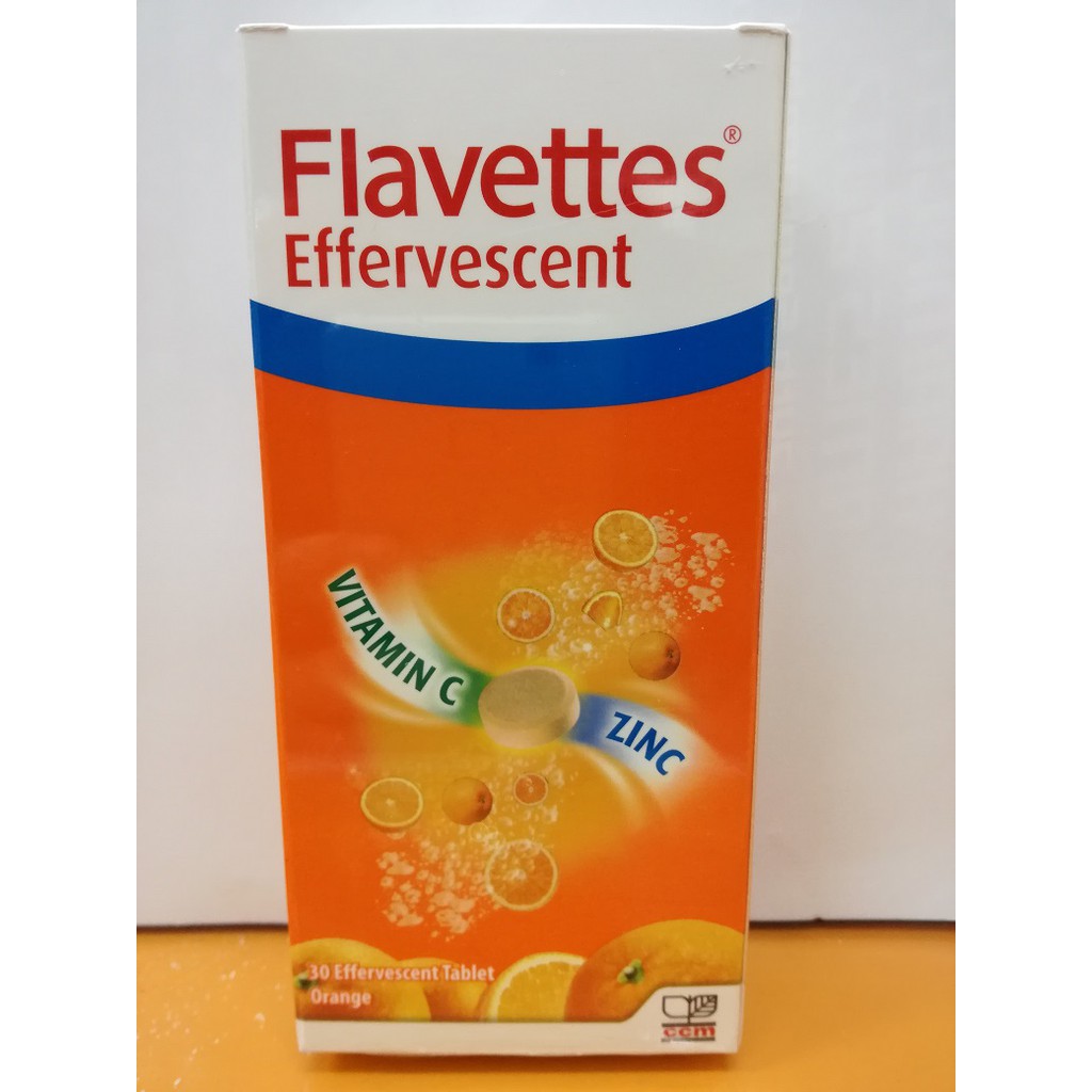 Flavettes Effervescent Vitamin C 1000mg Zinc 2x15s Shopee Malaysia