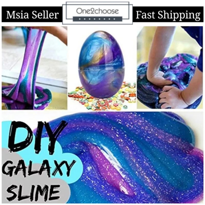 One2choose Galaxy Slime Non Sticky Stretchable Kid Toys Goodies Gift