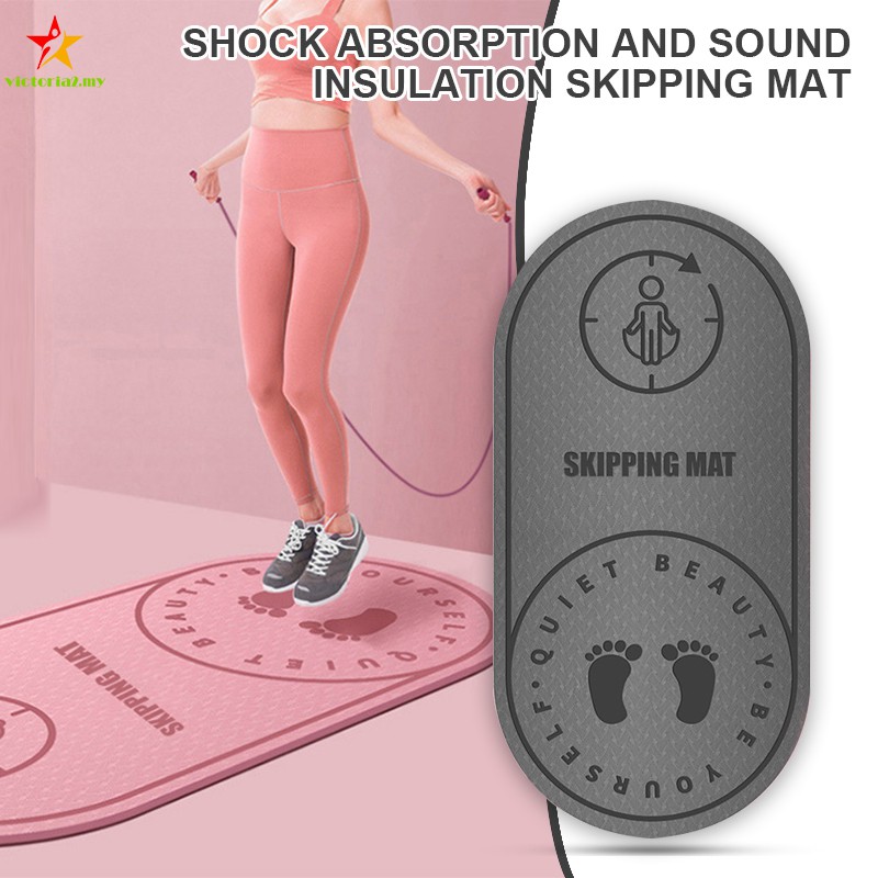 Jump Rope Mat Knees Protection Impacts Absorption Durable Jumping Rope