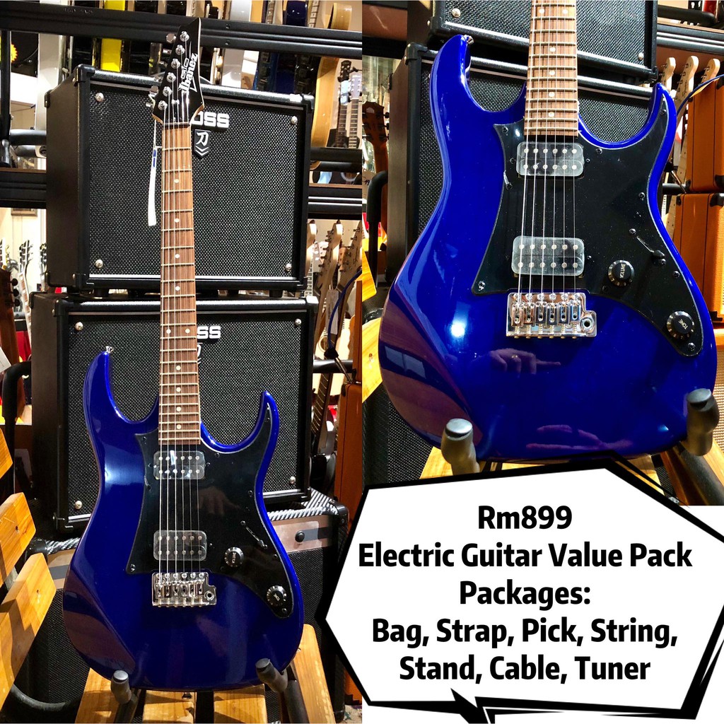 Ibanez Guitar Electric Guitar Value Pack Shopee Malaysia