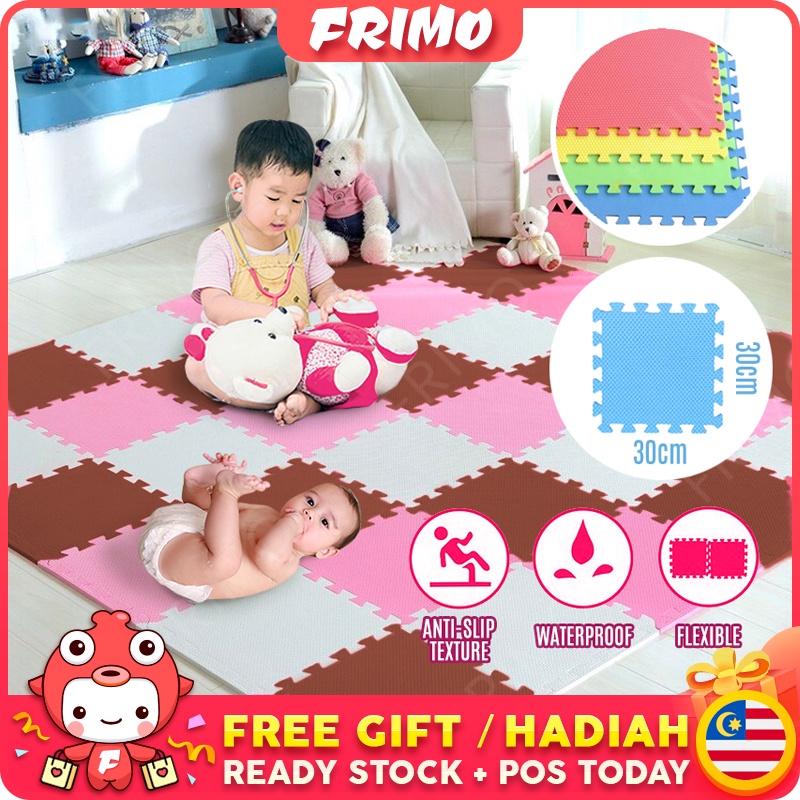 READY STOCKFRIMO Bannie Play Mat Foam Mat Climbing Pad Crawling Rugs Mosaic Floor Carpet Playmats hl11392