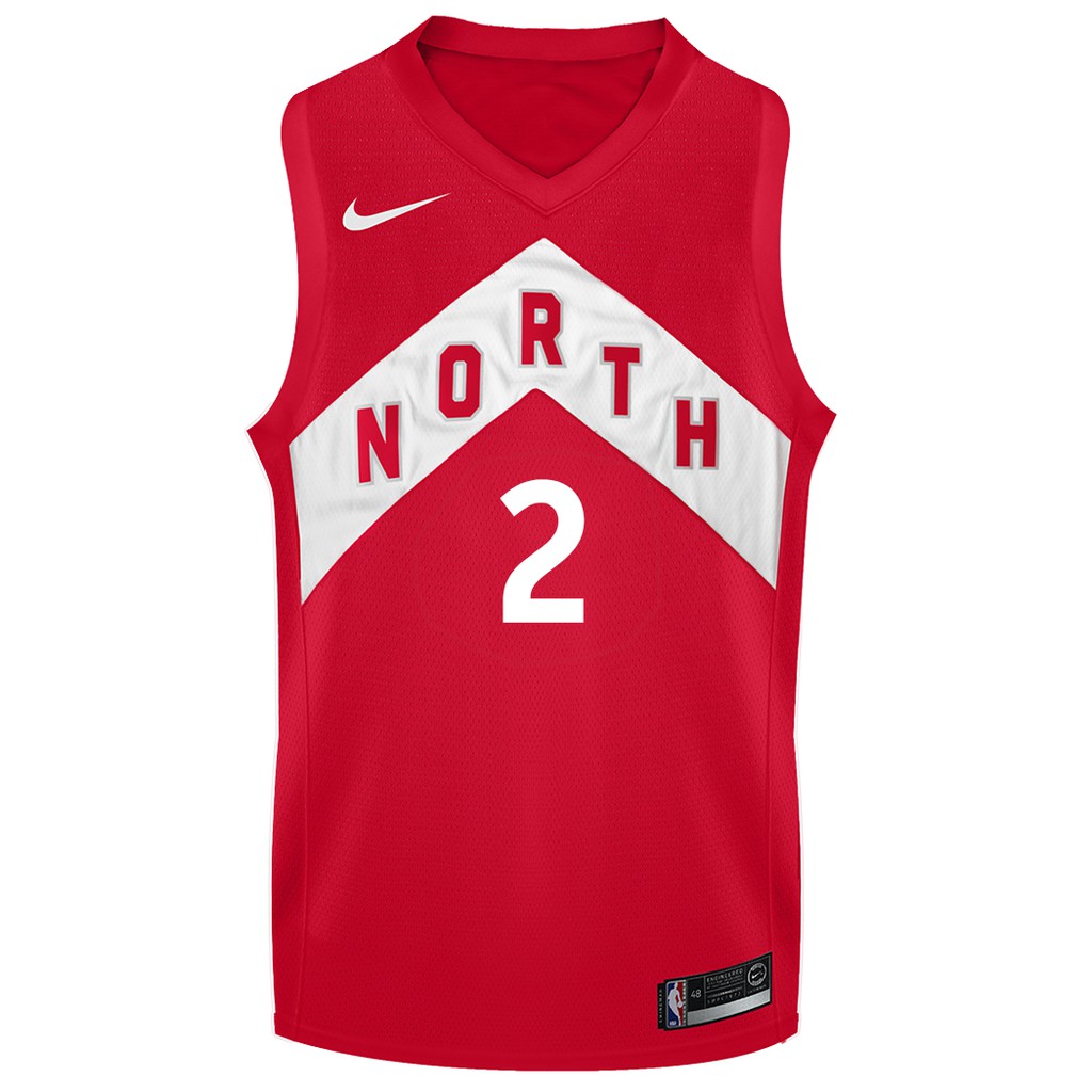 kawhi leonard north red jersey