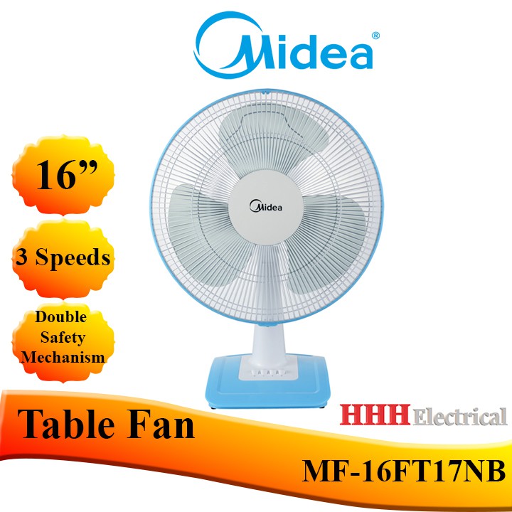 Midea 16 Table Fan Mf 16ft17nb Khind Table Fan 16 Inch Tf168e Shopee Malaysia