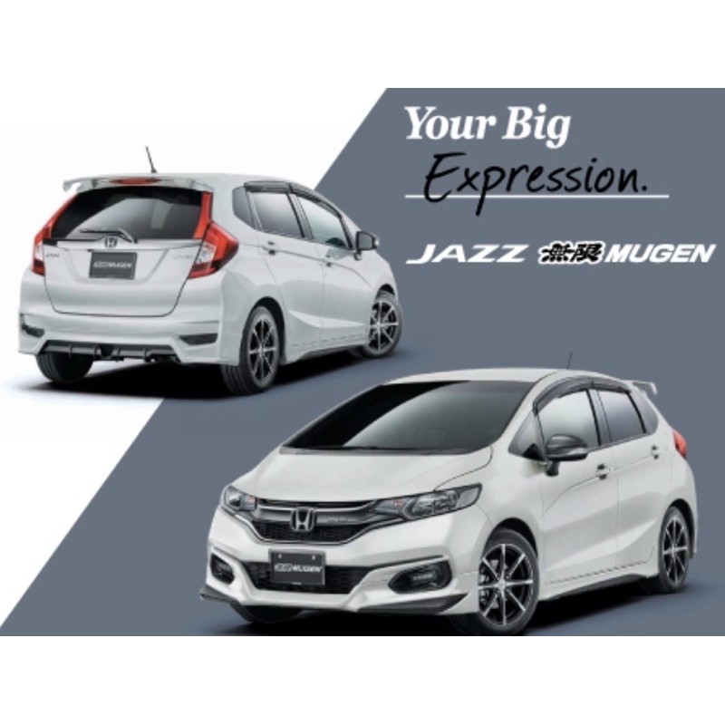 Pu Jazz Gk5 Fl Mugen Front Side Rear Skirt Bodykit 17 Shopee Malaysia