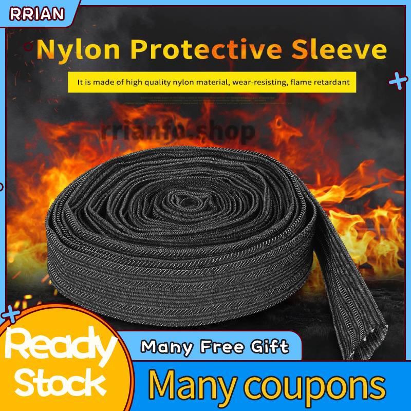 7.5M 4cm Nylon Protective Sleeve Sheath Cable Cover Welding Torch