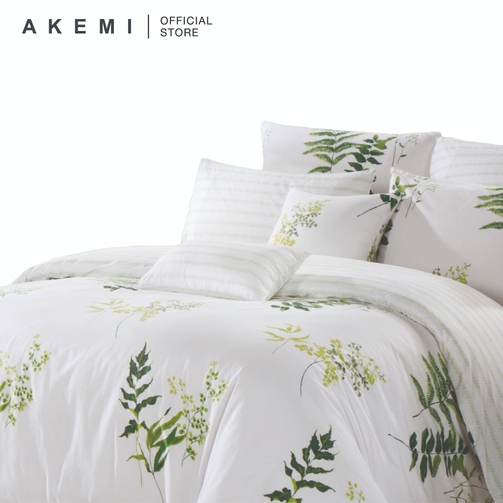 Akemi Cotton Select Quilt Cover Set Adore Fern Beauty 730tc