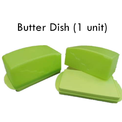 Tupperware Butter Dish (1) Green
