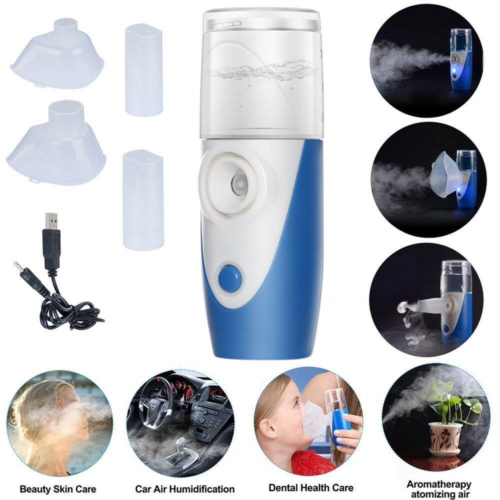 Portable Travel Rechargeable Ultrasonic Nebulizer Inhaler Respirator Home  Mesh Medical Air Compressor | Shopee Malaysia