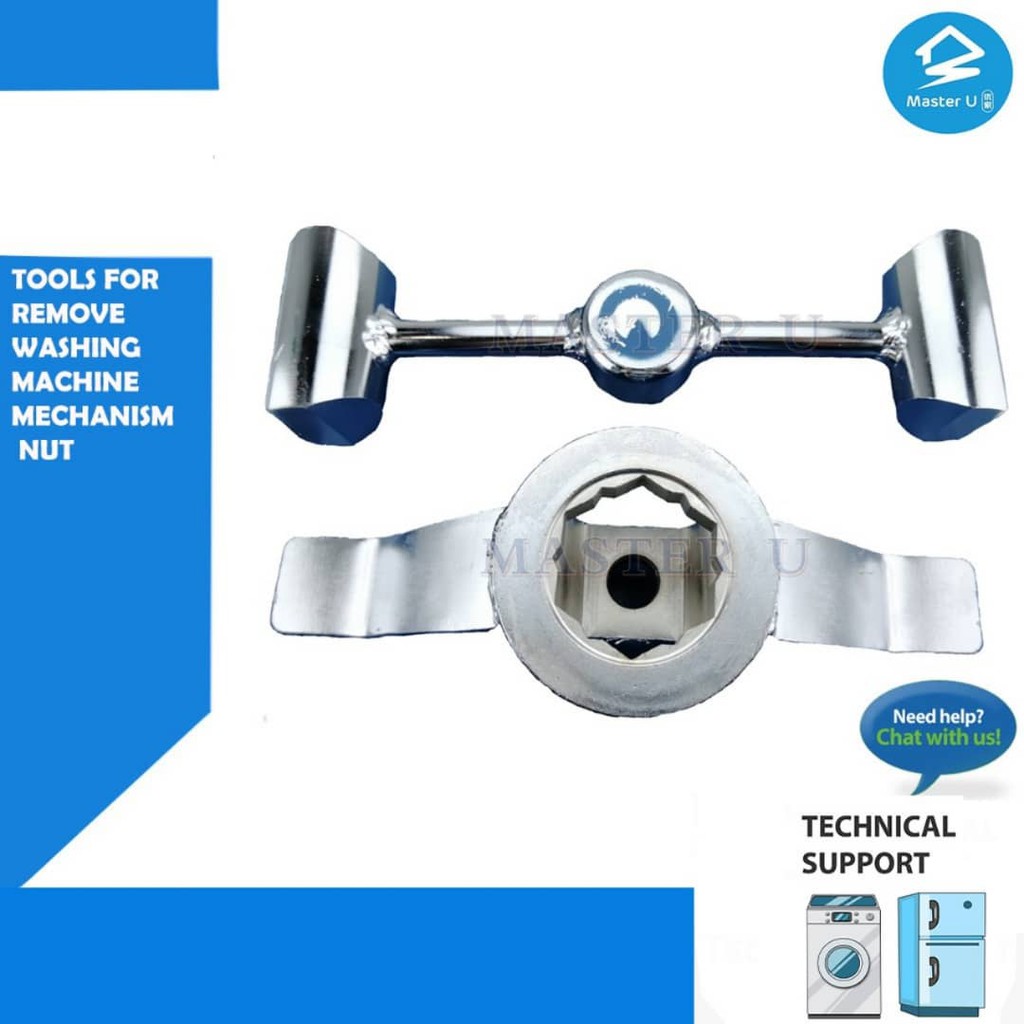 PROFESSIONAL Washing Machine Tools Tub Nut Wrench 36mm & 38mm (No Need