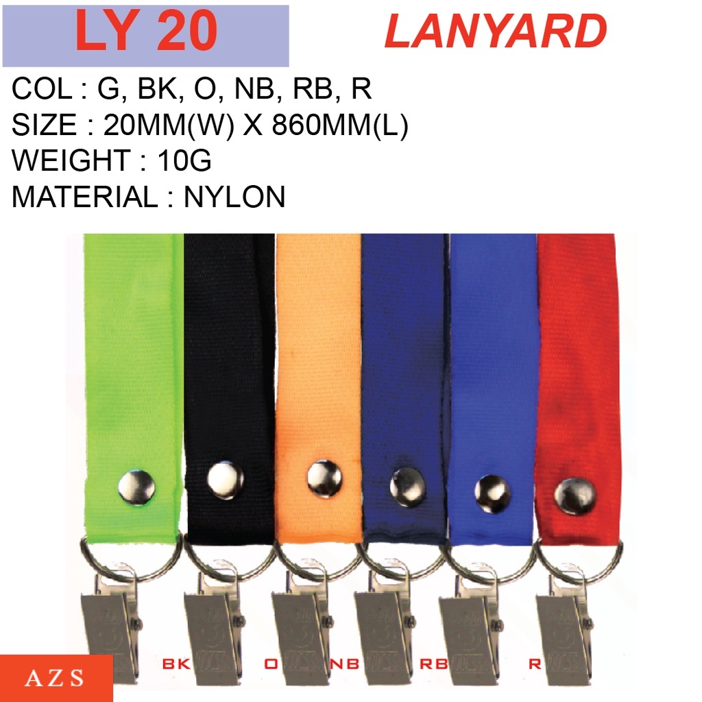 LANYARD LY20 / Doorgift / Souvenir / Gifts / Event / Hadiah ...