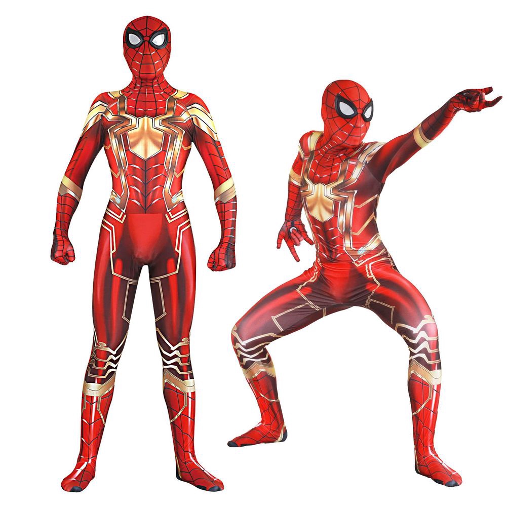 iron spiderman suit