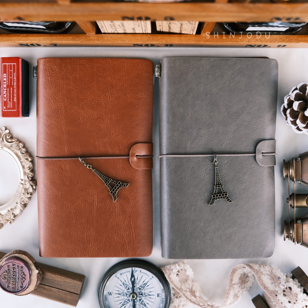 Faux Leather Planner Book Shinjodu Journal Bujo Scrapbook