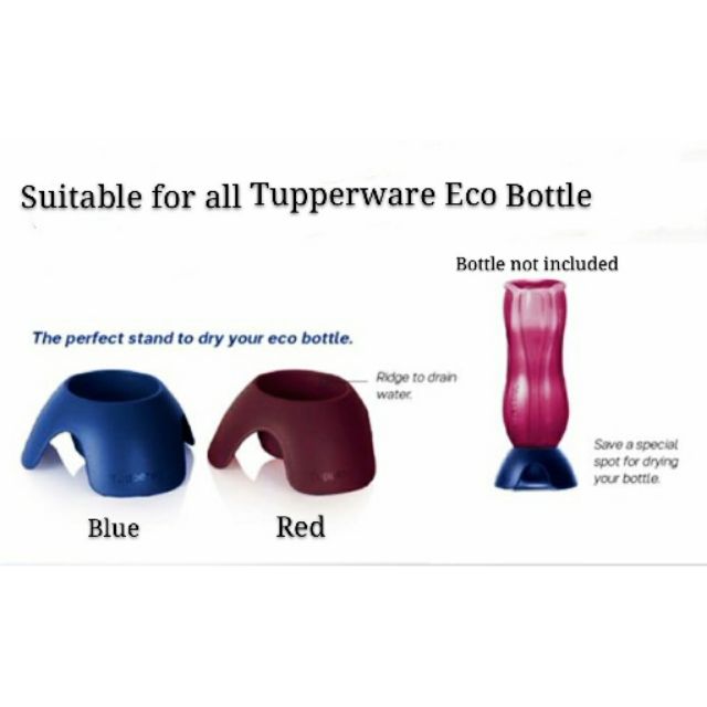 Tupperware Eco Bottle Stand (1) (The Sapphire Eco Collection) - Red or Blue color