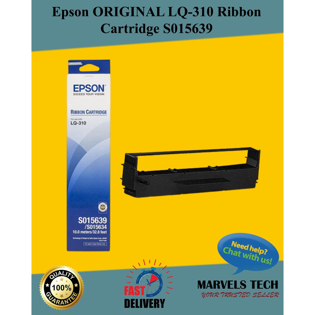 Epson Original Lq 310 Ribbon Cartridge S015639 Lq310 Dot Matrix Printer Shopee Malaysia 6090