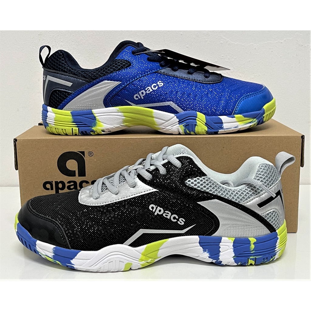 Apacs CP218-XY Badminton Shoes Camouflage Sole (FREE Socks) | Shopee ...