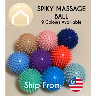 [2022 Colors] Spiky Massage Balls | Foot Massage Ball, Trigger Point, Hand Foot Pain Relief, Therapy Ball | Bola Urut