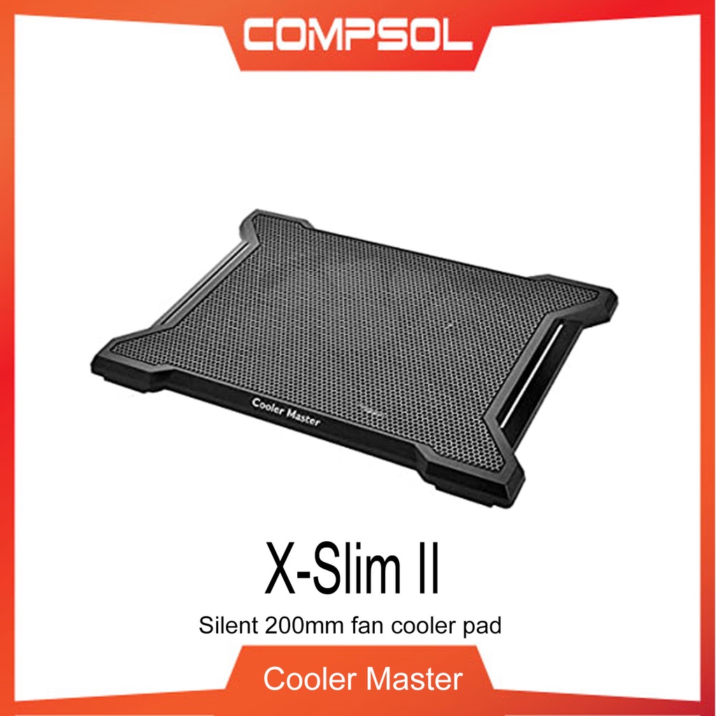 Cooler Master XSlim II Slim Design Laptop Cooling Pad Shopee Malaysia