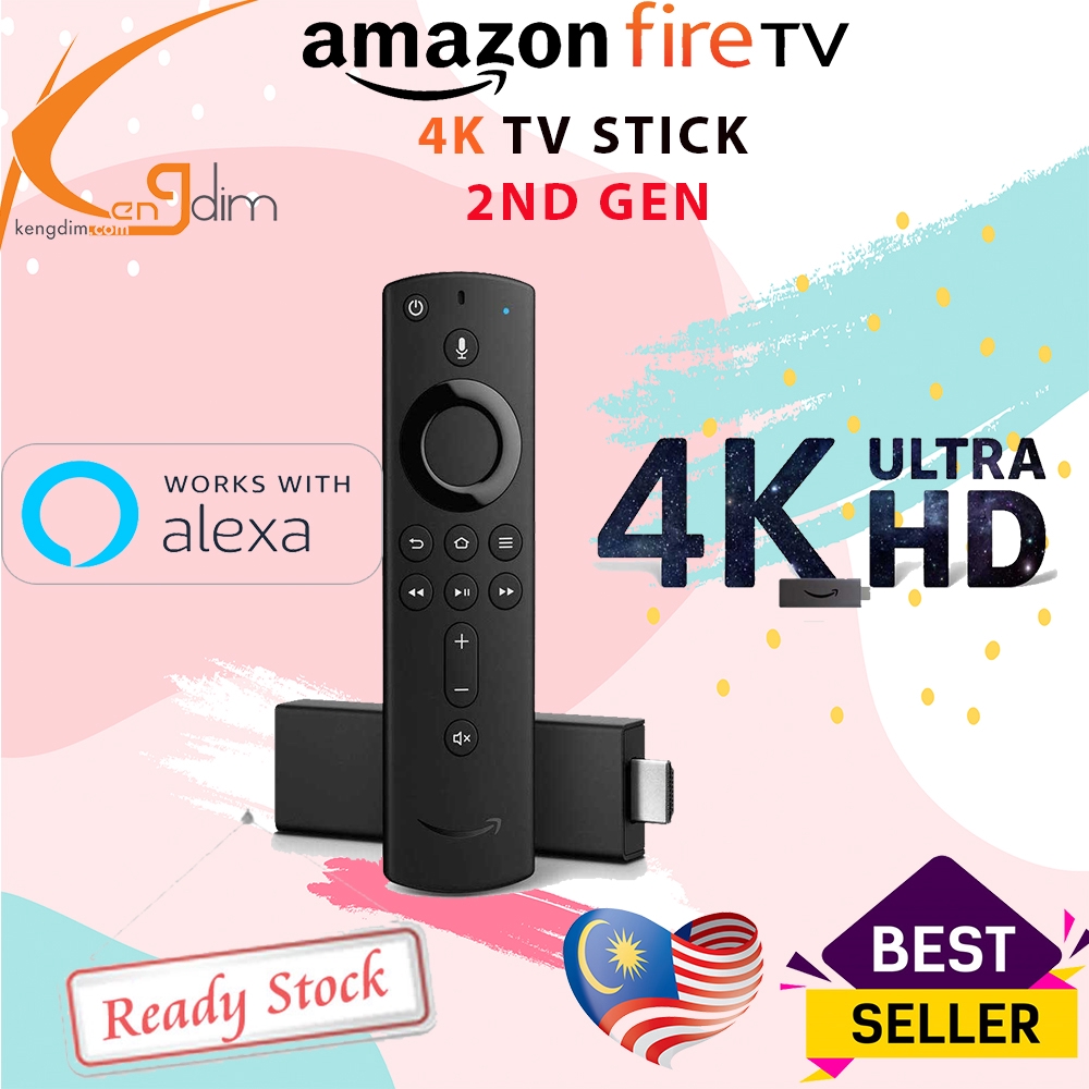 Amazon Fire TV Stick 4K streaming device with Alexa built in, Dolby Vision, includes Alexa Voice Remote