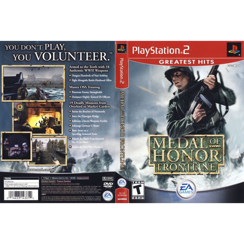 Medal Of Honor Frontline (CD Games PS2)