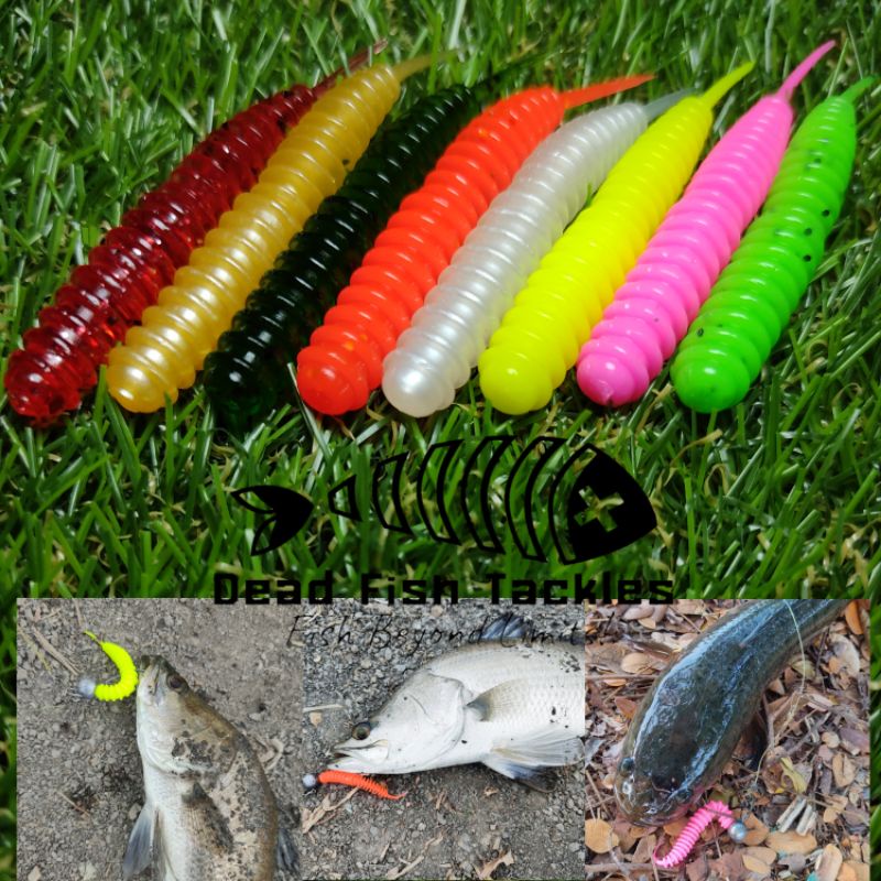 UL Needle tail geli action for snakehead soft plastic fishing bait haruan bulan kerapu siakap toman jenahak umpan