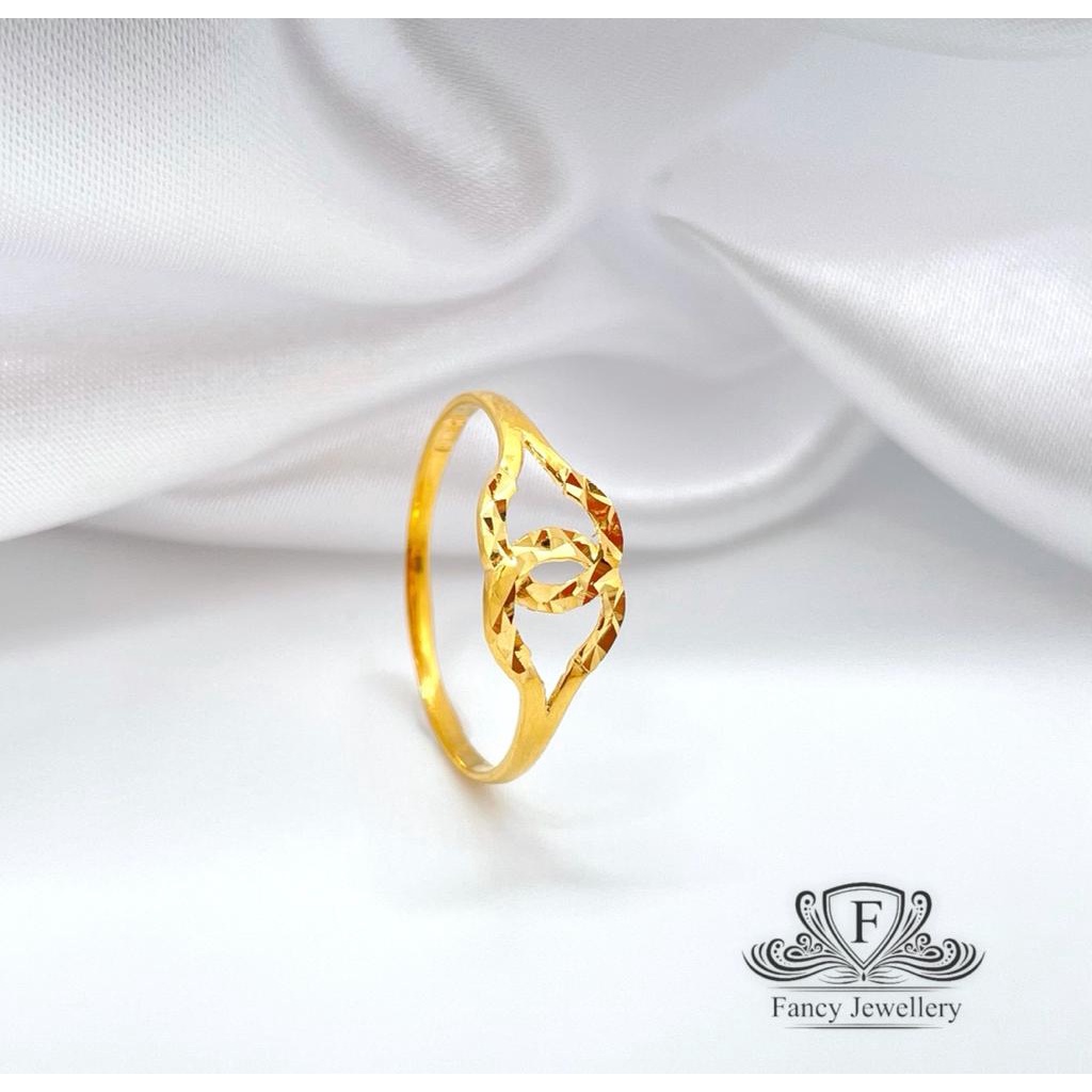 💎💎Fancy Jewellery💎💎 Emas 916 Cincin CC Emas 916 tulen Bajet Emas 916