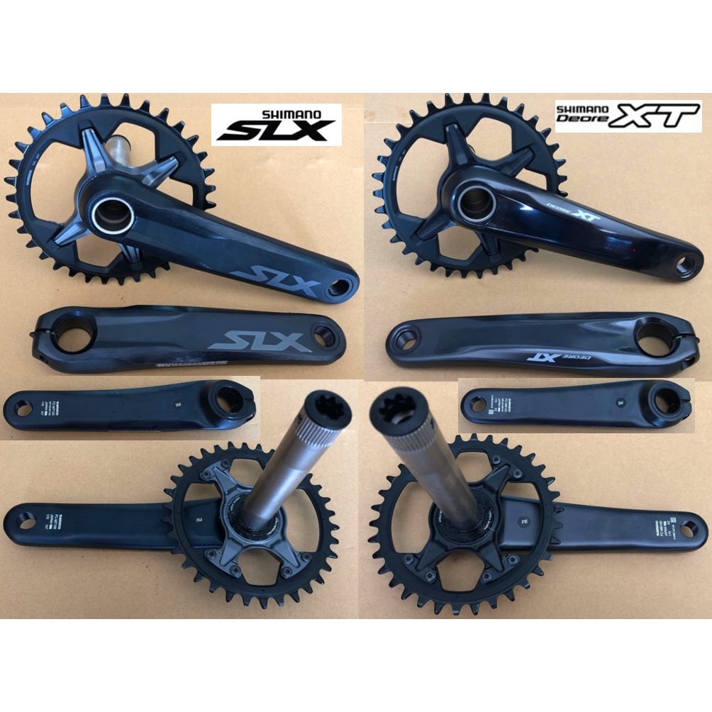 SLX HOLLOWTECH II MTB Crankset 172 Mm QFactor 1x12speed SHIMANO BIKE