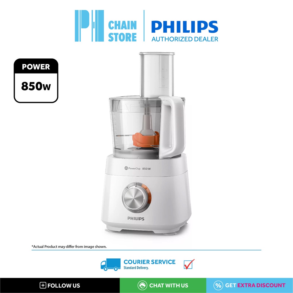 PHILIPS HR7520/01 850W COMPACT FOOD PROCESSOR (30 FUNCTIONS) Shopee