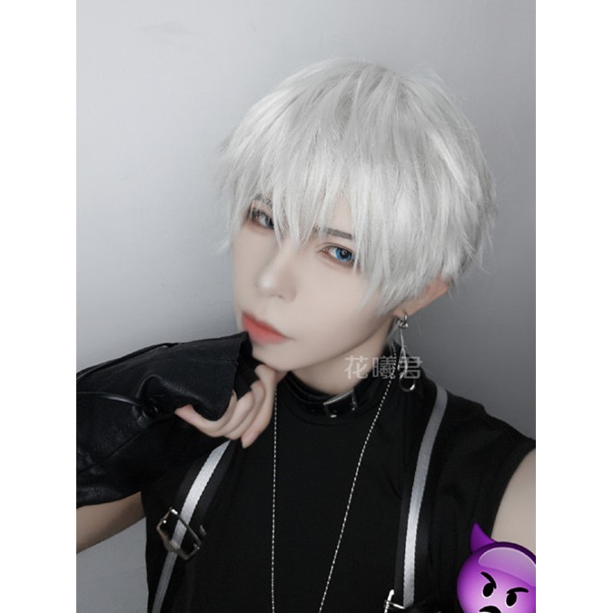 korean white hair