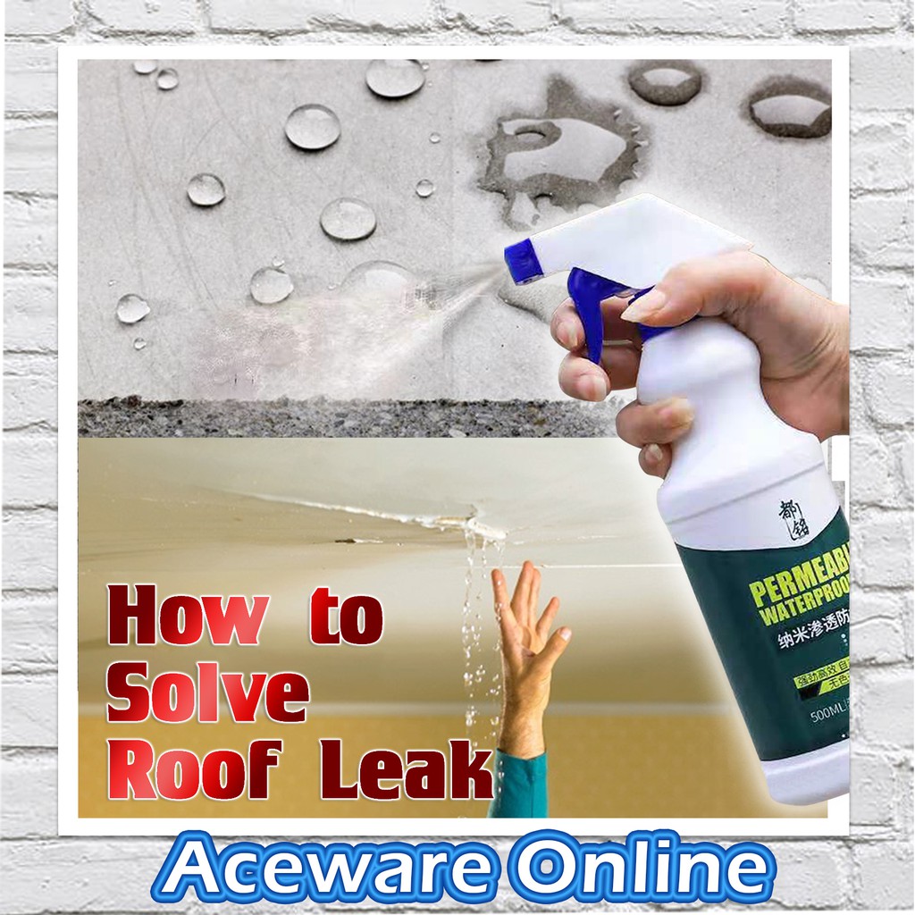 TM500 Leak Sealer Spray Seal Permeable Water Proof Repellent Home Care