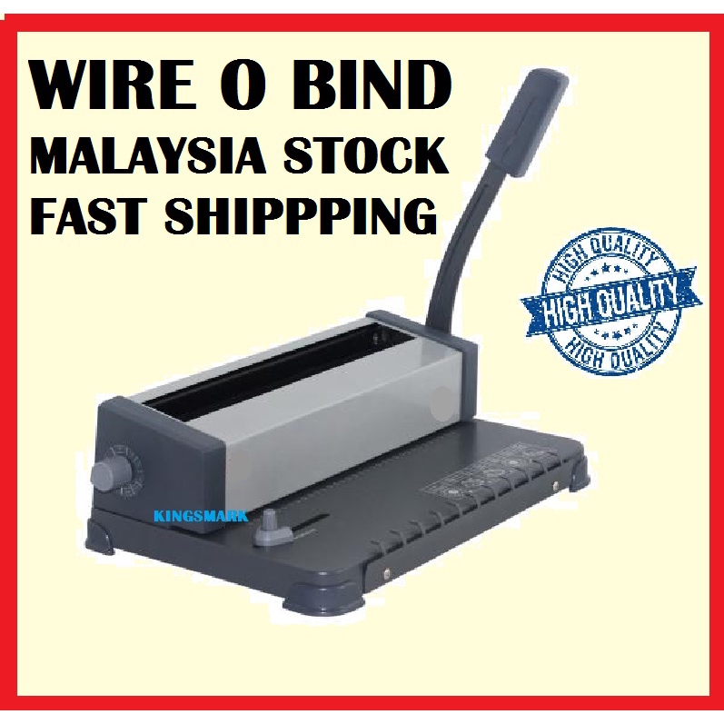 HEAVY USE WIRE O / WIRE BINDER BINDING MACHINE FULL SET Shopee Malaysia