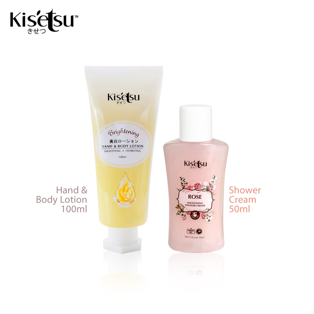 [GWP] Kisetsu Body Hand & Body Lotion 100ml + Body Wash 50ml Shopee