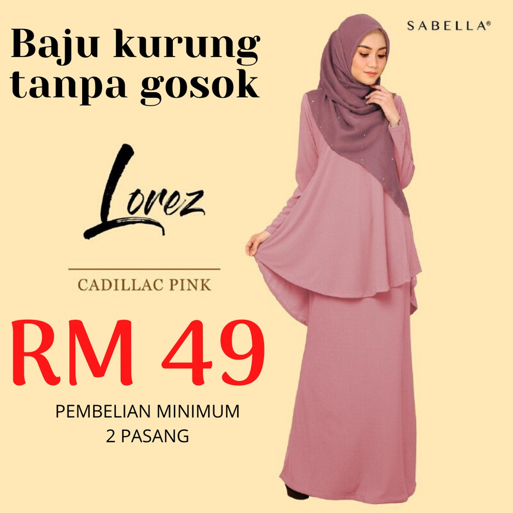 RM 49 SAHAJA UTK BELI PASANG KEATAS KURUNG  LOREZ VIRAL  