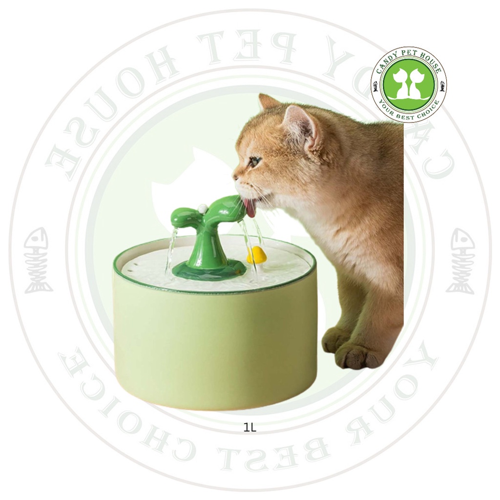 Hipidog Cat Water Fountain + Filter (Extra 3 Filter) Pet Water