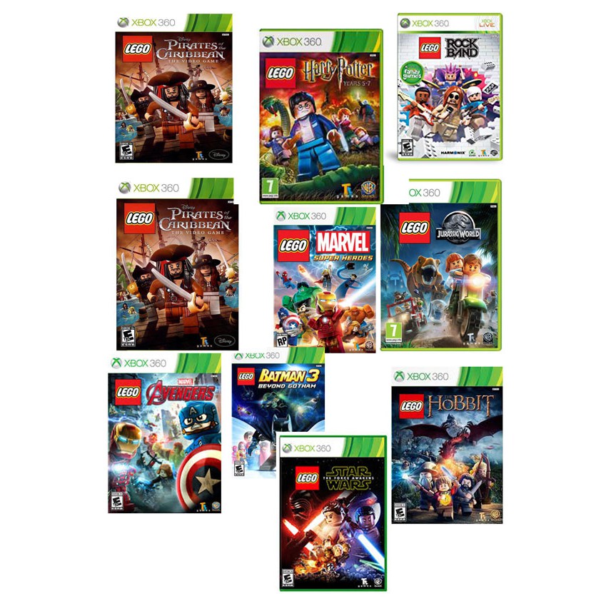 all lego games for xbox 360